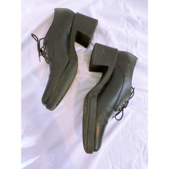 Vintage Y2K Harley Davidson Black Leather Chunky H - Picture 2 of 8